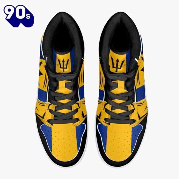 Barbados Flag JD1 Sneakers Custom Country