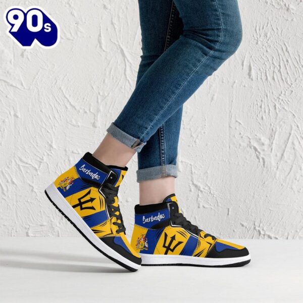 Barbados Flag JD1 Sneakers Custom Country