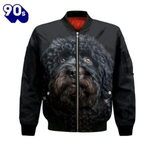 Barbet AI – Unisex 3D Graphic Bomber Jacket