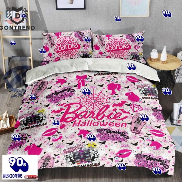 Barbie Halloween Let Go Party Bedding Set