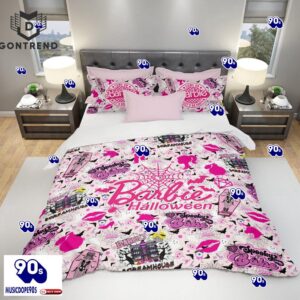 Barbie Halloween Let Go Party Bedding Set