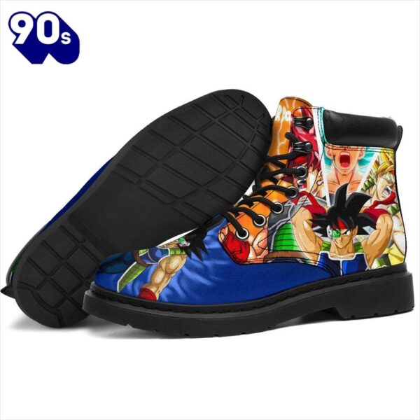 Bardock Dragon Ball Leather Boots Shoes Custom Anime Fan Gift Idea