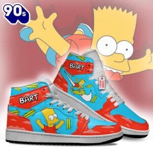 Bart Simpson The Simpson J1 Shoes Custom For Fans