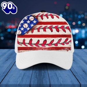 Baseball American Flag Baseball Cap…