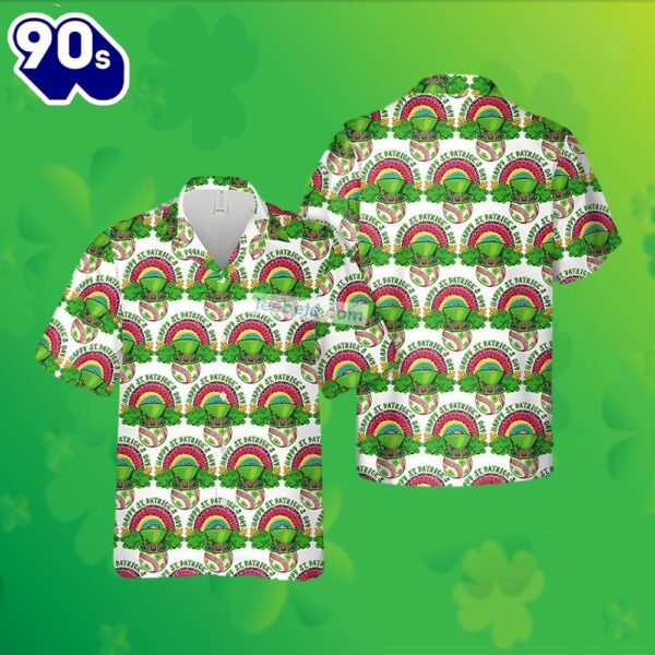 Baseball Shamrock St Patricks Green Holi Hawaiian Shirts 2025