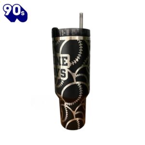 Baseball Softball Burst Wrap Tumbler