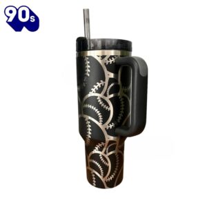 Baseball Softball Burst Wrap Tumbler