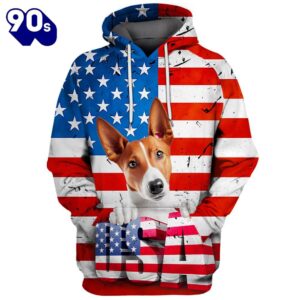 Basenji Dog 3D Face Graphic…