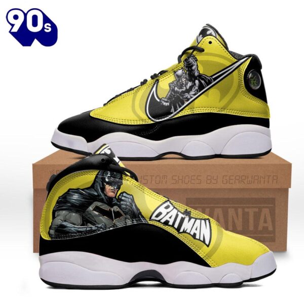 Batman Air Jordan 13 Sneakers Super Heroes Custom Shoes