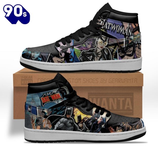 Batman Batman x Catwoman Shoes Custom