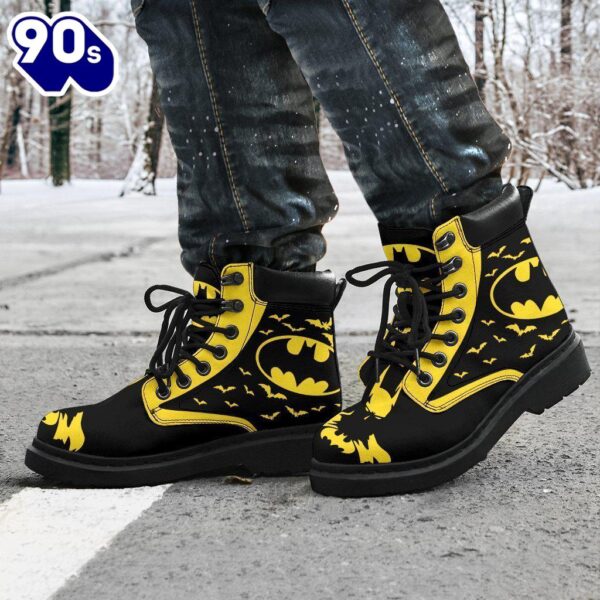 Batman Leather Boots Custom Amazing Movies Fan Gift Idea