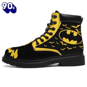 Batman Leather Boots Custom Amazing Movies Fan Gift Idea