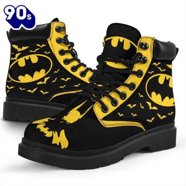 Batman Leather Boots Custom Amazing Movies Fan Gift Idea