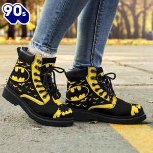 Batman Leather Boots Custom Amazing Movies Fan Gift Idea