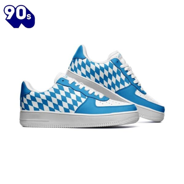 Bavarian Flag Air Force Shoes Custom Country