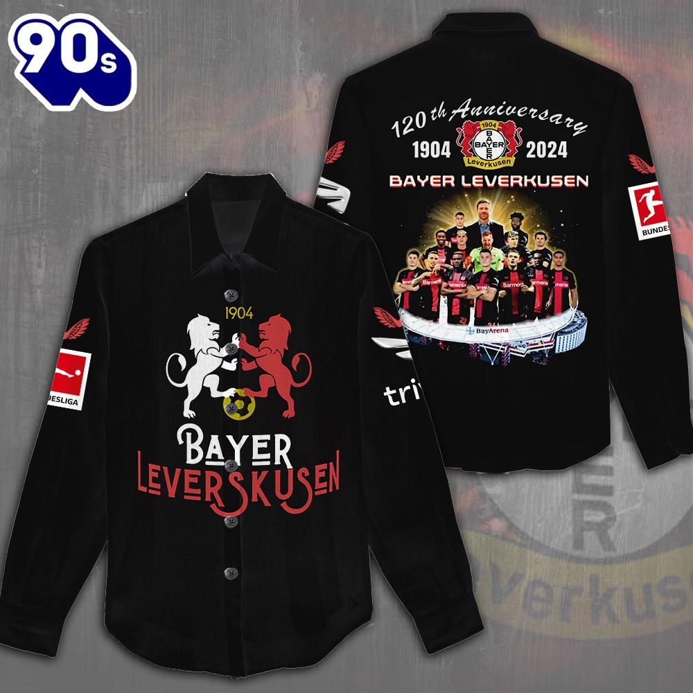 Bayer Leverkusen 3D Linen Shirt For Fans Music Bayer Leverkusen 3D Linen Shirt For Fans Music