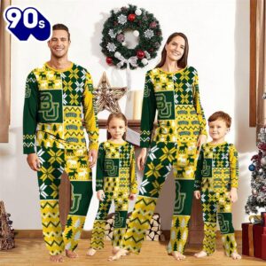 NCAA Family Pajama Sets Baylor…