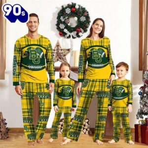 NCAA Family Pajama Sets Baylor…