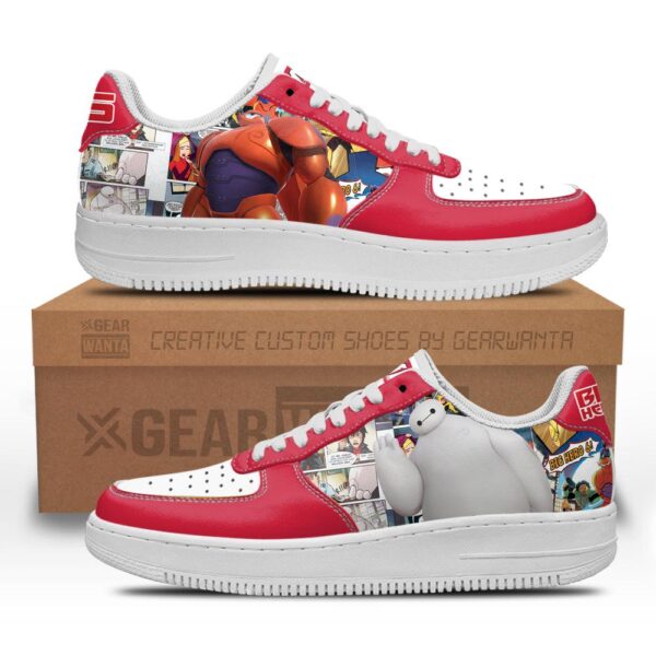 Baymax Air Sneakers Custom Superhero Comic Shoes