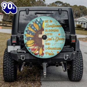 Be A Sunflower Tire Cover…