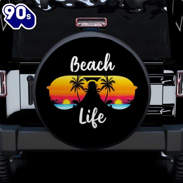 Hippie Tire Covers Beach Life Car Spare Tire Covers Gift For Campers