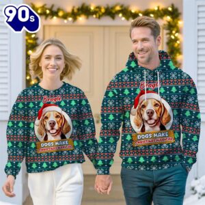 Beagle Dog Make Christmas Magical Christmas Sweatshirt & Hoodie