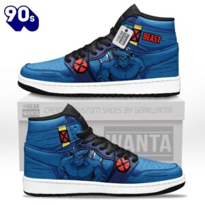 Beast Custom J1 Sneakers Movies X-Men