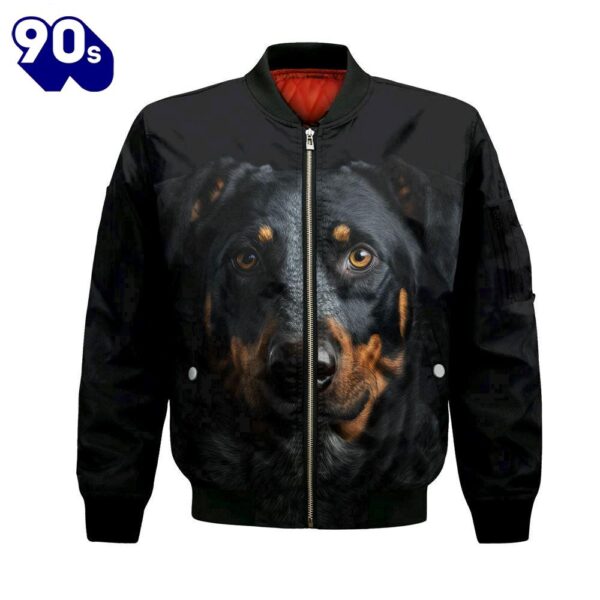 Beauceron AI – Unisex 3D Graphic Bomber Jacket