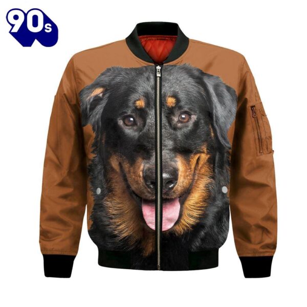 Beauceron – Unisex 3D Graphic Bomber Jacket