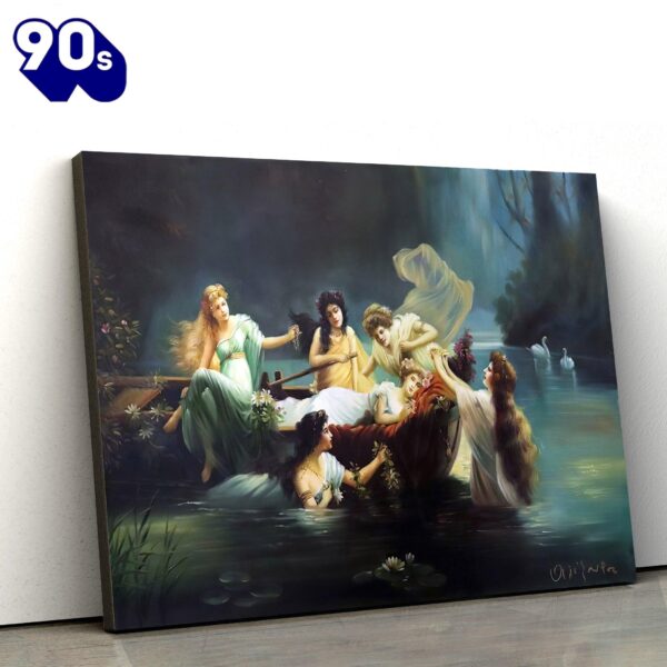 Beautiful Nymphes Oil Painting Canvas Wall Art