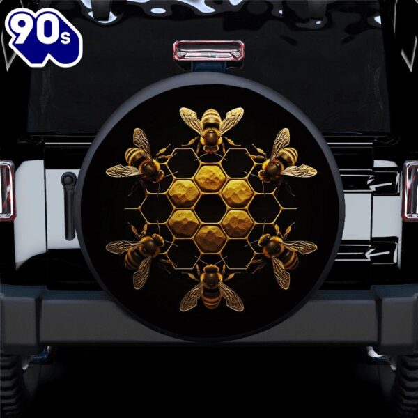 Bee Car Spare Tire Covers Gift For Campers