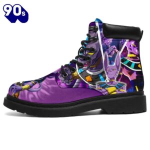 Beerus Dragon Ball Leather Boots Shoes Anime Custom Idea