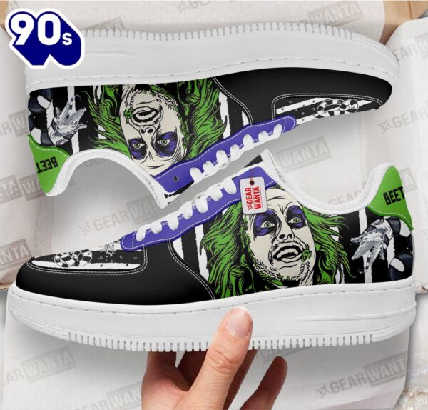 Beetlejuice Custom Air Sneakers