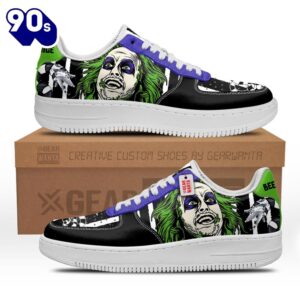 Beetlejuice Custom Air Sneakers