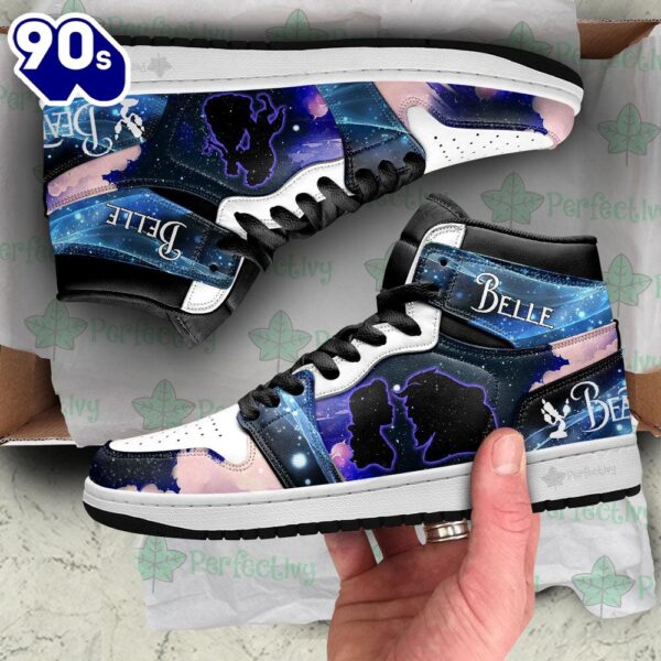 Belle and Beast Silhouette J1 Shoes Custom For Fans Sneakers