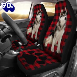 Best Siberian Husky Dog Premium Custom Car Seat Covers Decor Protector