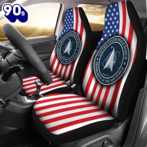 Best United States Space Force Premium Custom Car Seat Covers Decor Protector