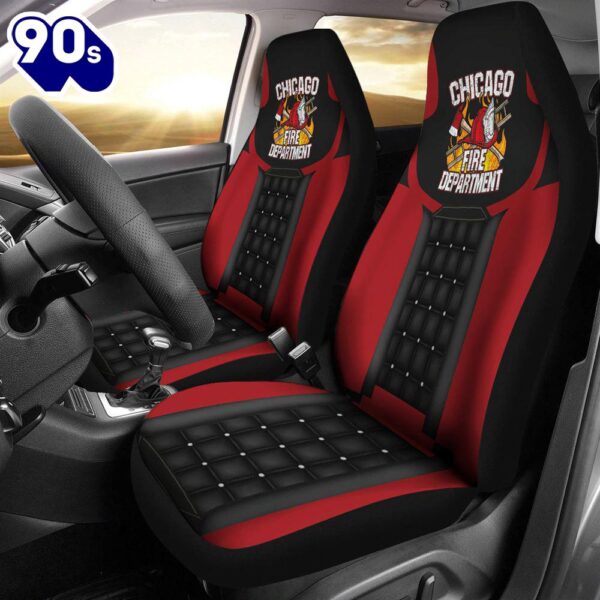 Best Us Fire Fighter 3 Premium Custom Car Seat Covers Decor Protector