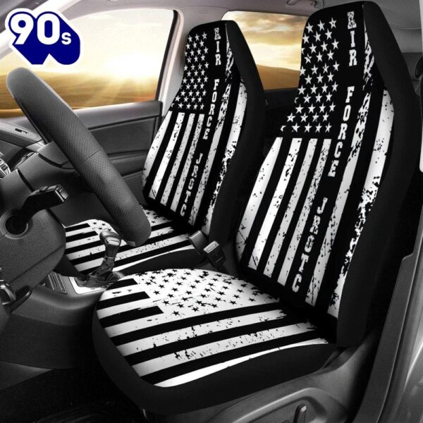 Best Usaf Jrotc Air Force Junior Rotc W Us Flag Premium Custom Car Seat Covers Decor Protector