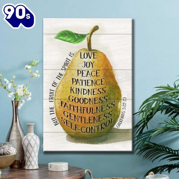 Bible Verse Galatians 522-23 The Fruit Of The Spirit Canvas Art