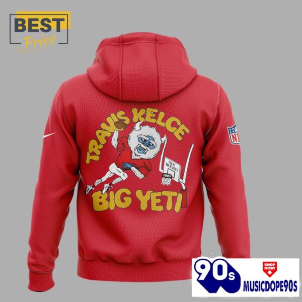 Big Yeti Kansas City Chiefs Red Hoodie, Jogger, Cap