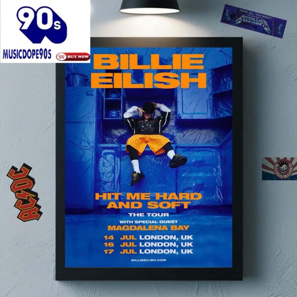 Billie Eilish Hit Me Hard And Soft The Tour 2025 With Magdalena Bay London UK Tour Dates Canvas