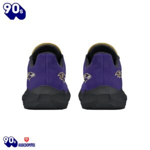 Black Baltimore Ravens Running Shoes