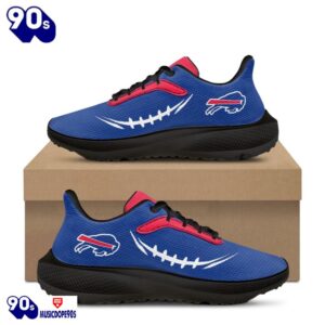 Black Buffalo Bills Running Shoes