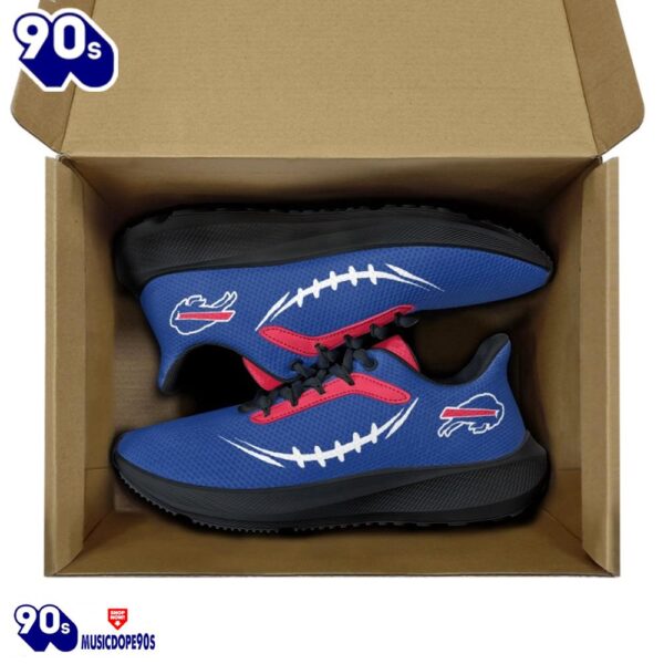 Black Buffalo Bills Running Shoes