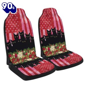 Black Cat Christmas Seat Cover…