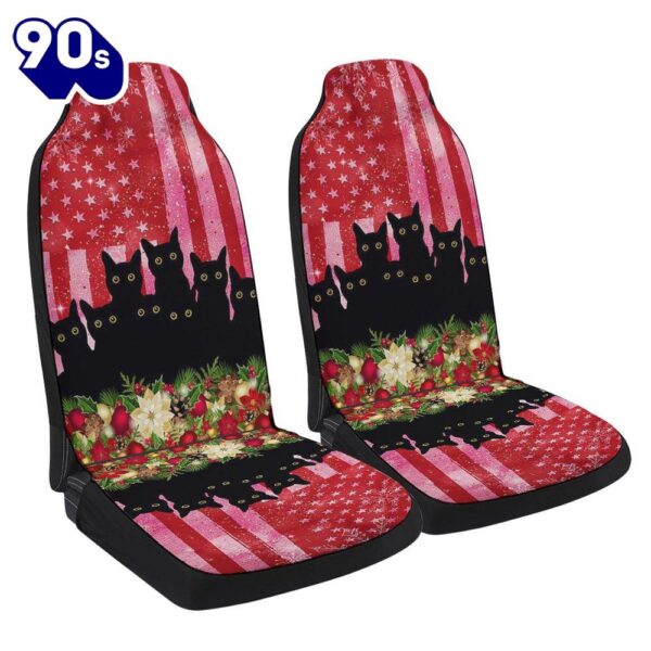 Black Cat Christmas Seat Cover Cars  Gift For Christmas