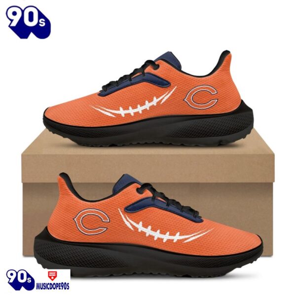 Black Chicago Bears Running Shoes