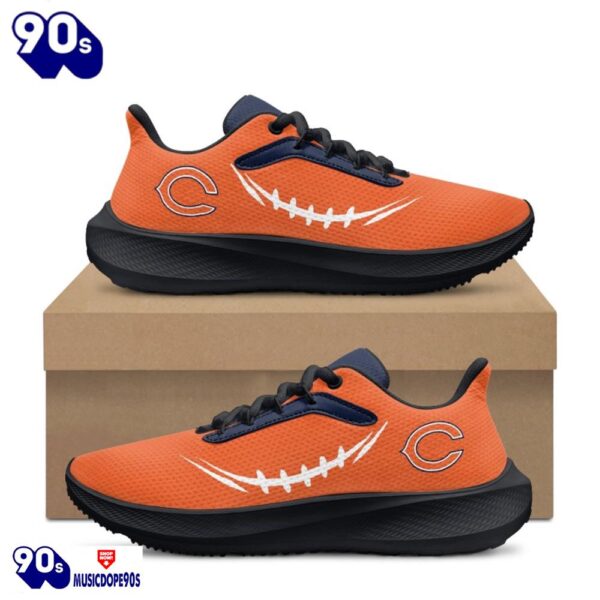 Black Chicago Bears Running Shoes