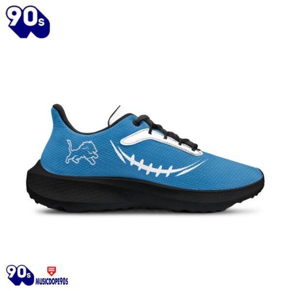 Black Detroit Lions Running Shoes